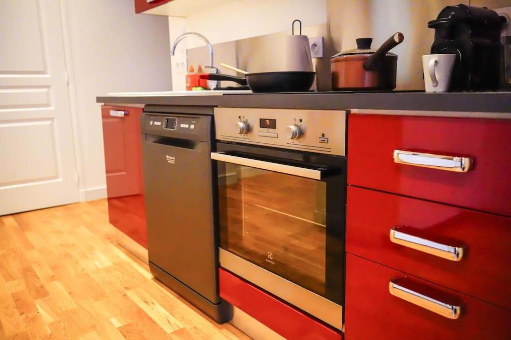 Le Rive Hugo • Elegance & Art De Vivre Appartement Châteauroux Buitenkant foto
